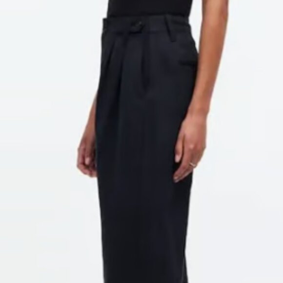 MADEWELL HARLOW WIDE LEG PANTS TROUSER DEEP INDIGO NAVY $120 NEW 12 - Picture 6 of 14